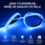 Vodootporna LED traka 24V plava 10m fleksibilna