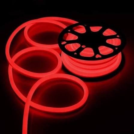 Crvena LED Neon traka 1m 220V - IP67 vodootporna - Image 3