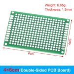PCB prototipska ploča 4x6cm dvostrana 2.54mm Arduino