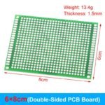 PCB prototipska ploča 6x8cm dvostrana 2.54mm Arduino