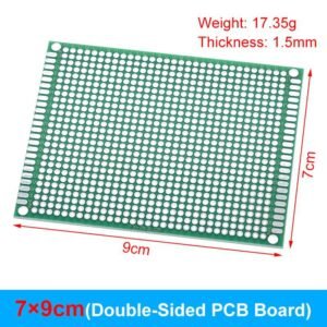 PCB prototipska ploča 7x9cm dvostrana 2.54mm Arduino
