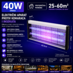 Elektricni aparat protiv komaraca i insekata UV 40W