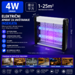 Elektricni aparat protiv komaraca i insekata UV 4W