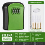 ABS sef za kljuceve sa sifrom Medium zeleni