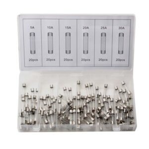 Set staklenih osiguraca 5A-30A 120 komada u kutiji