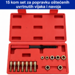 Set za popravku ostecenih navoja i vijaka 15 komada