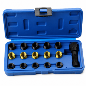 Set za popravku navoja svjecice M14 x 1.25 16 kom plavi