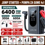 Smart Jump Starter 600A sa kompresorom pumpom za gume 99800