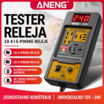ANENG RT01 tester automobilskih releja 12V 24V 4/5 PIN
