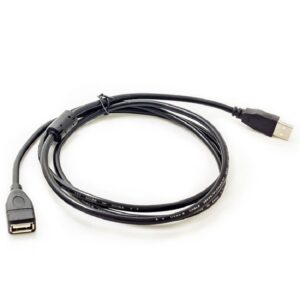 USB 2.0 produzni kabal 1.5m muski-zenski crni