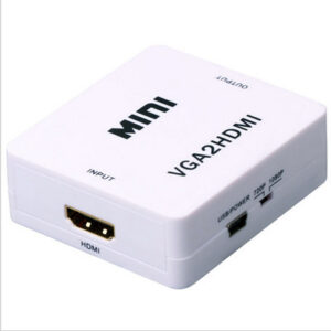 Mini VGA na HDMI konverter adapter 1080P bijeli