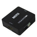 Mini VGA na HDMI konverter adapter 1080P crni