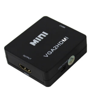 Mini VGA na HDMI konverter adapter 1080P crni